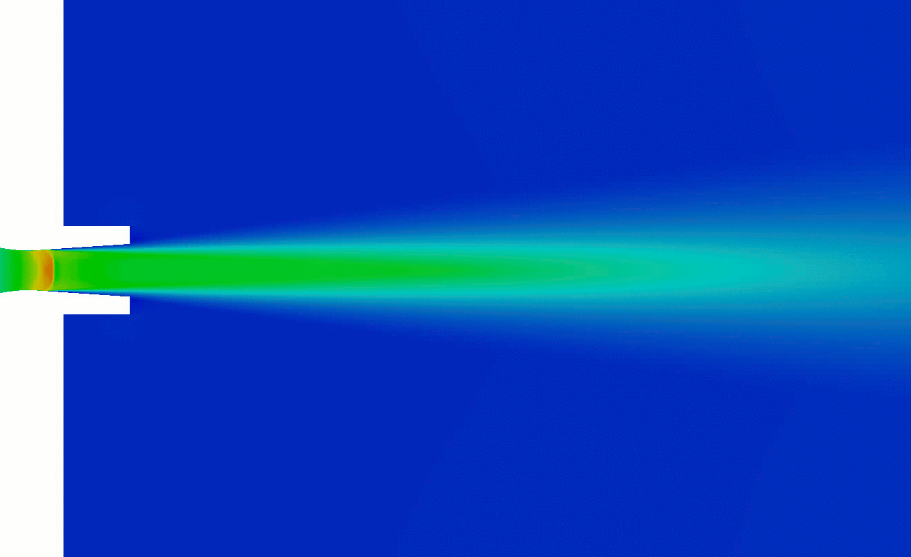 separated nozzle flow