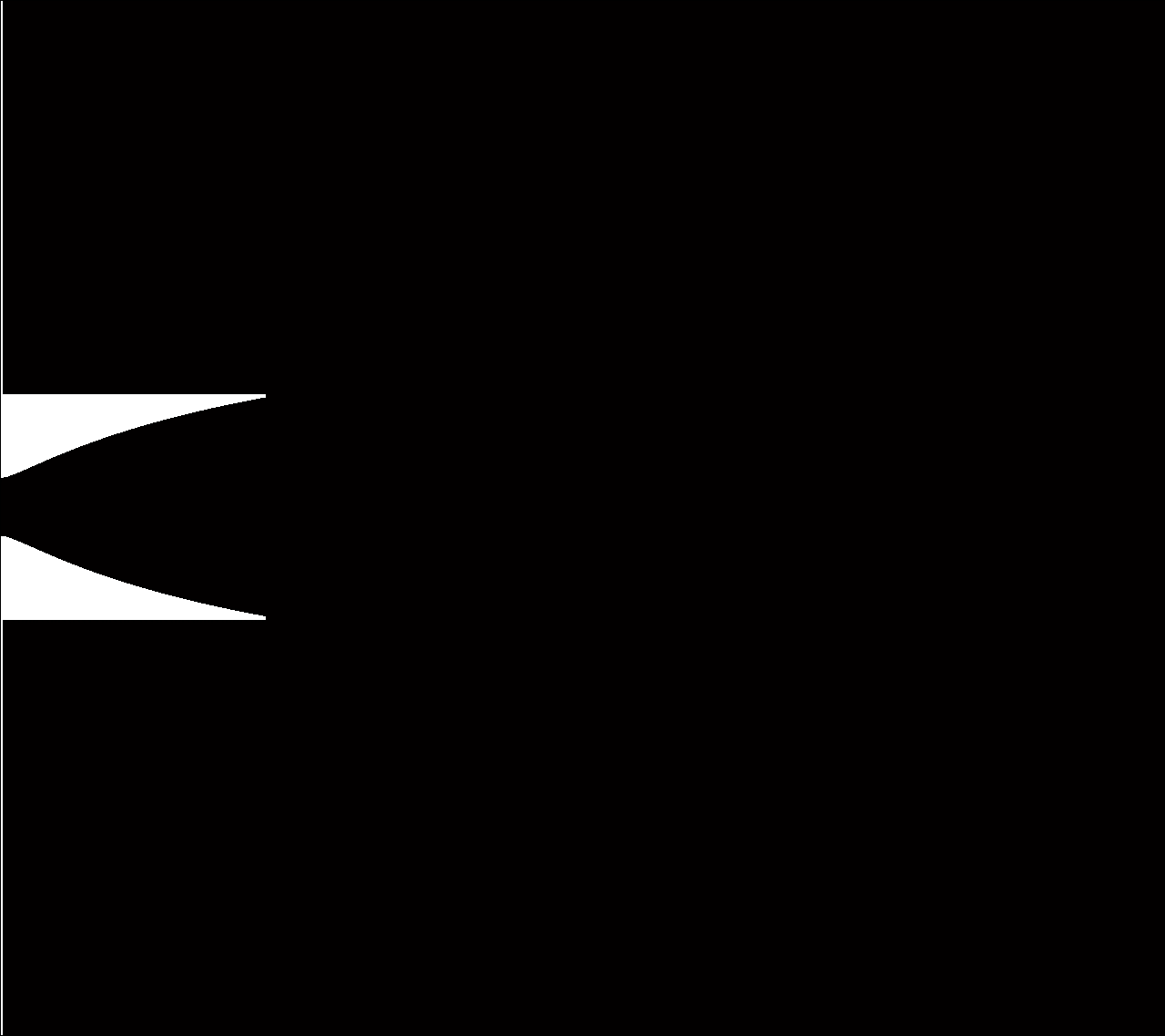 separated nozzle flow