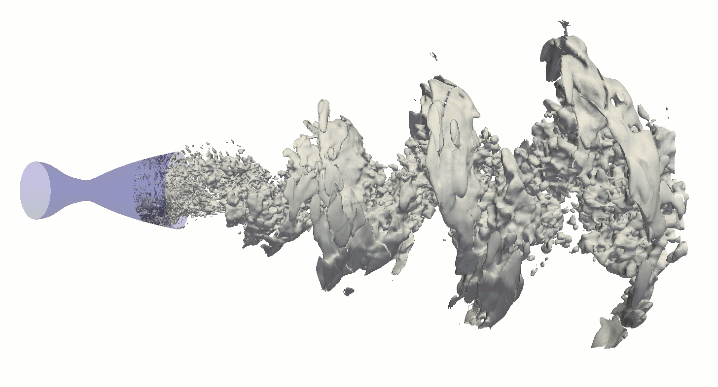separated nozzle flow